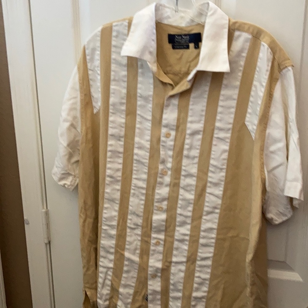 FINAL MARKDOWN Nat nast vintage silk shirt large
